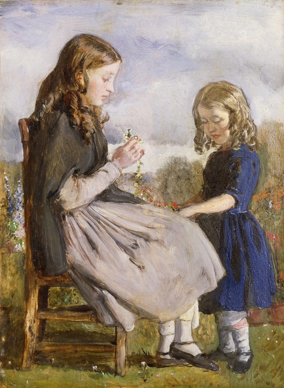 Tessitori di ghirlande, 1846 ca